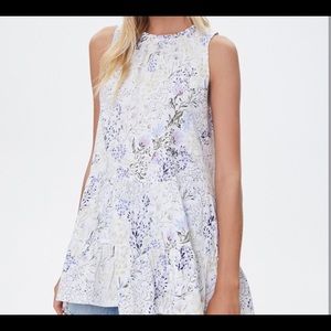 Floral Print A-Line Tunic